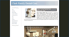 Desktop Screenshot of clarkfamilydentalcare.com