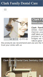 Mobile Screenshot of clarkfamilydentalcare.com